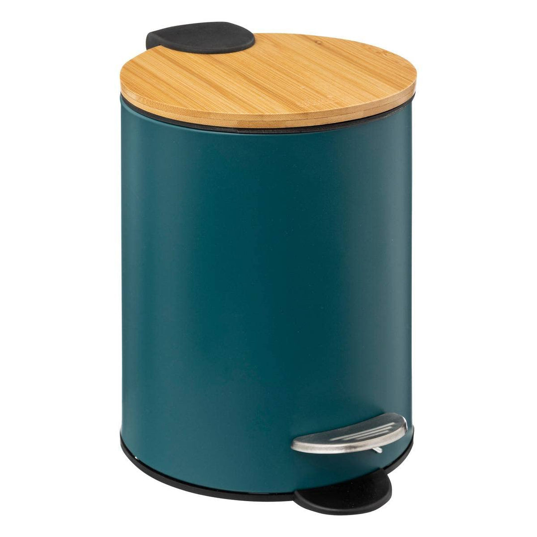 5five - Soft Close 3l modern Color mülleimer Petrolblau 3L Smaragdgrün, 3L Smaragdgrün