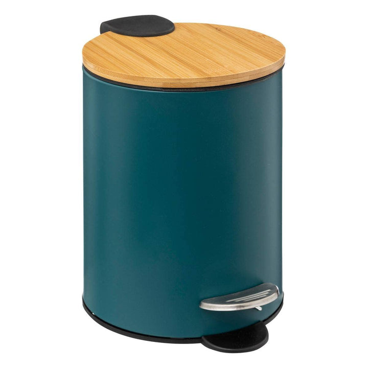 5five - Soft Close 3l modern Color mülleimer Petrolblau 3L Smaragdgrün, 3L Smaragdgrün
