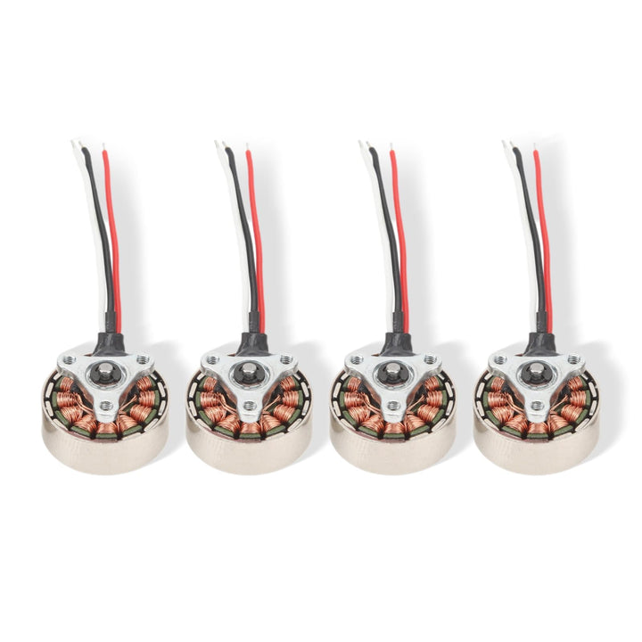 Mini RC Quadcopter Drohnenmotor, 4 Stück 7,4 V 0,3 A 0,5 Ω 18x7mm/0,71x0,28 Zoll Micro 1503 Bürstenl