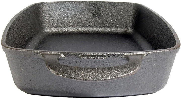 Ungarischer Bräter aus Gusseisen, 7,5 kg, 45 x 27 x 9 cm, 7056 cm³, Schwarz, Ohne Deckel, Geeignet f