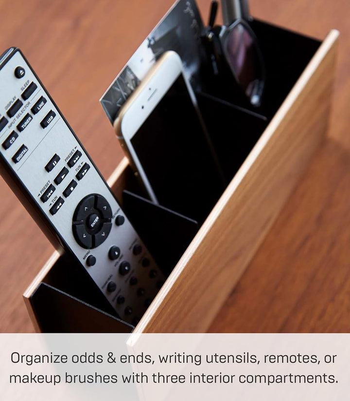 Pen & Remote Rack - Rin - brown Schwarz, Schwarz