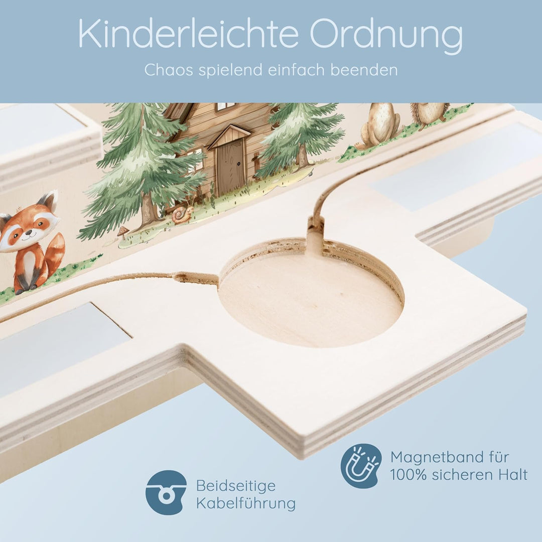 Bärenfreunde personalisiertes Tonie Regal für Kinderzimmer - Magnetisches Toniebox Regal für Toniebo