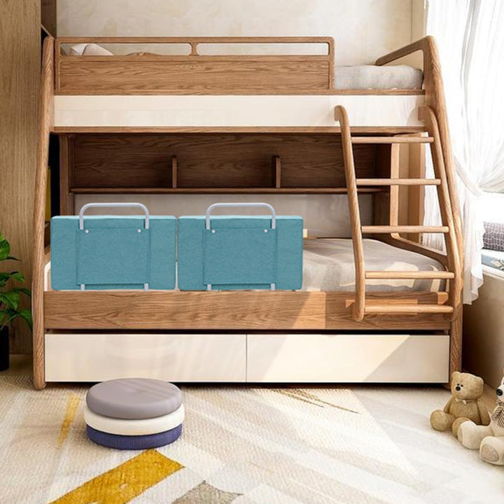 Yakimz 2xBettgitter für Kinder 60 * 28cm, Bettschutzgitter 5-Loch Höhenverstellbar, Rausfallschutz B