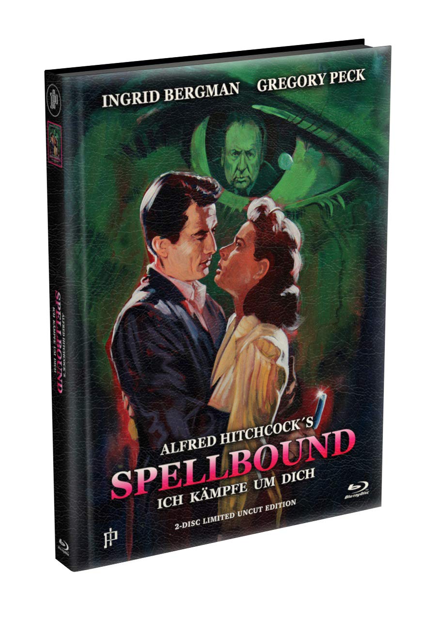Alfred Hitchcock´s - ICH KÄMPFE UM DICH (Spellbound) 1945 - 2-Disc wattiertes Mediabook Cover A [Blu
