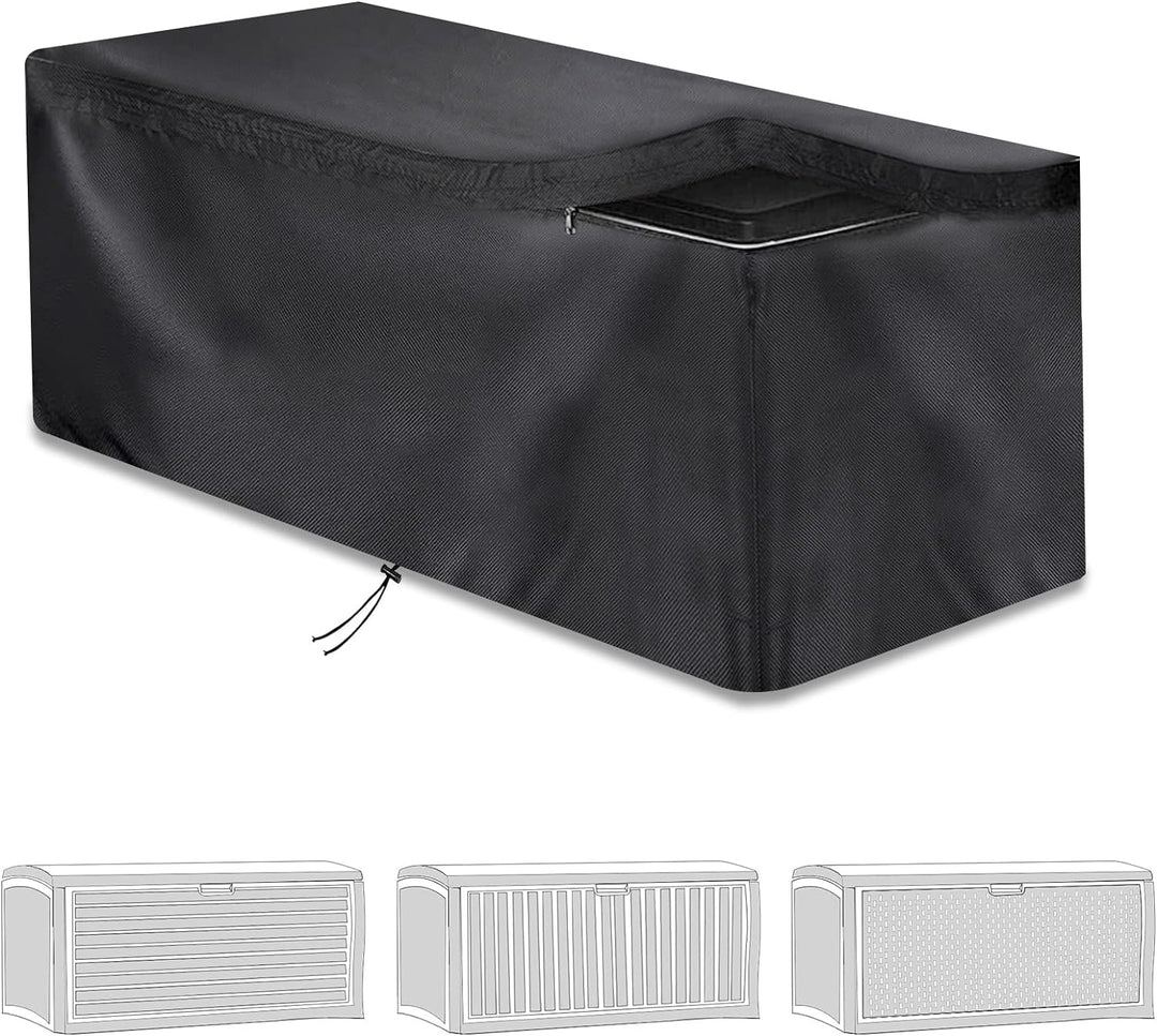 Abdeckung für Aufbewahrungsboxen, gartenbox Abdeckung, Kissenbox Abdeckung Auflagenbox Schutzhülle,