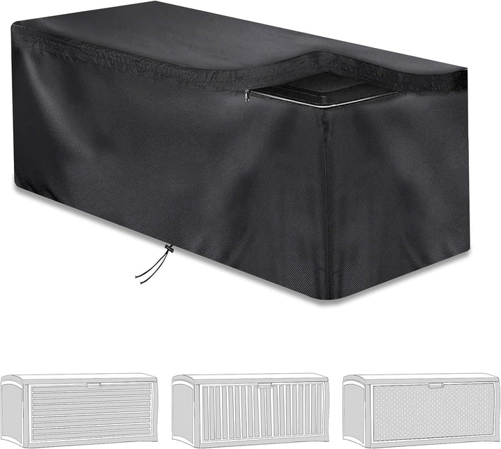 Abdeckung für Aufbewahrungsboxen, gartenbox Abdeckung, Kissenbox Abdeckung Auflagenbox Schutzhülle,