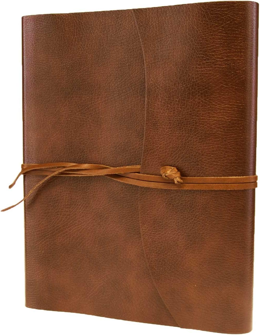 BELCRAFT Tivoli Fotoalbum aus recyceltem Leder fadenheftung, Handgearbeitet in klassischem italienis