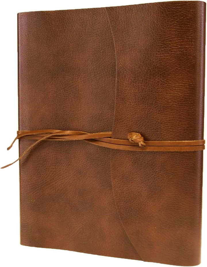 BELCRAFT Tivoli Fotoalbum aus recyceltem Leder fadenheftung, Handgearbeitet in klassischem italienis