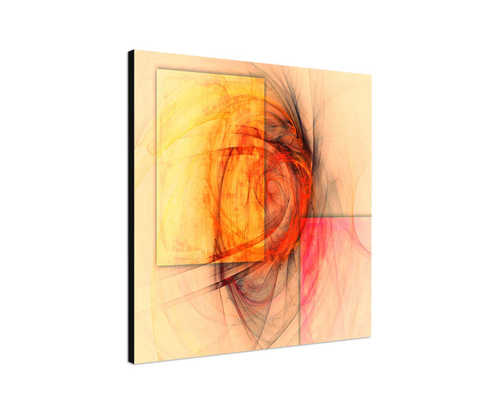 Paul Sinus Art Die Teilung - Abstraktes Bild auf Leinwand Abstrakt112- dekorativer Einteiler Wandbil