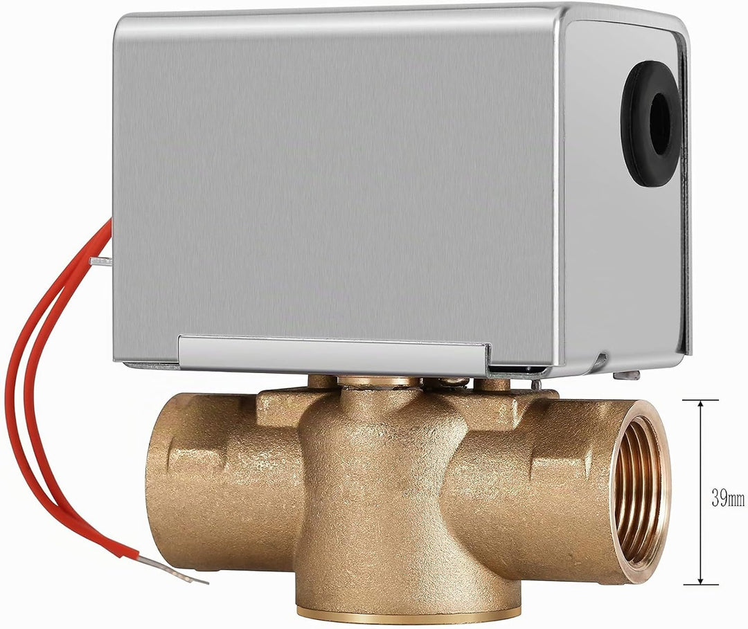 Motorisiertes Ventil 2 Wege Zonenventil 1 Zoll DN25 2 Drähte 220VAC Normalerweise Geschlossen 2 Wege