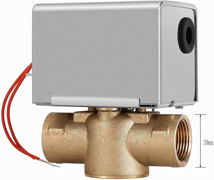 Motorisiertes Ventil 2 Wege Zonenventil 1 Zoll DN25 2 Drähte 220VAC Normalerweise Geschlossen 2 Wege