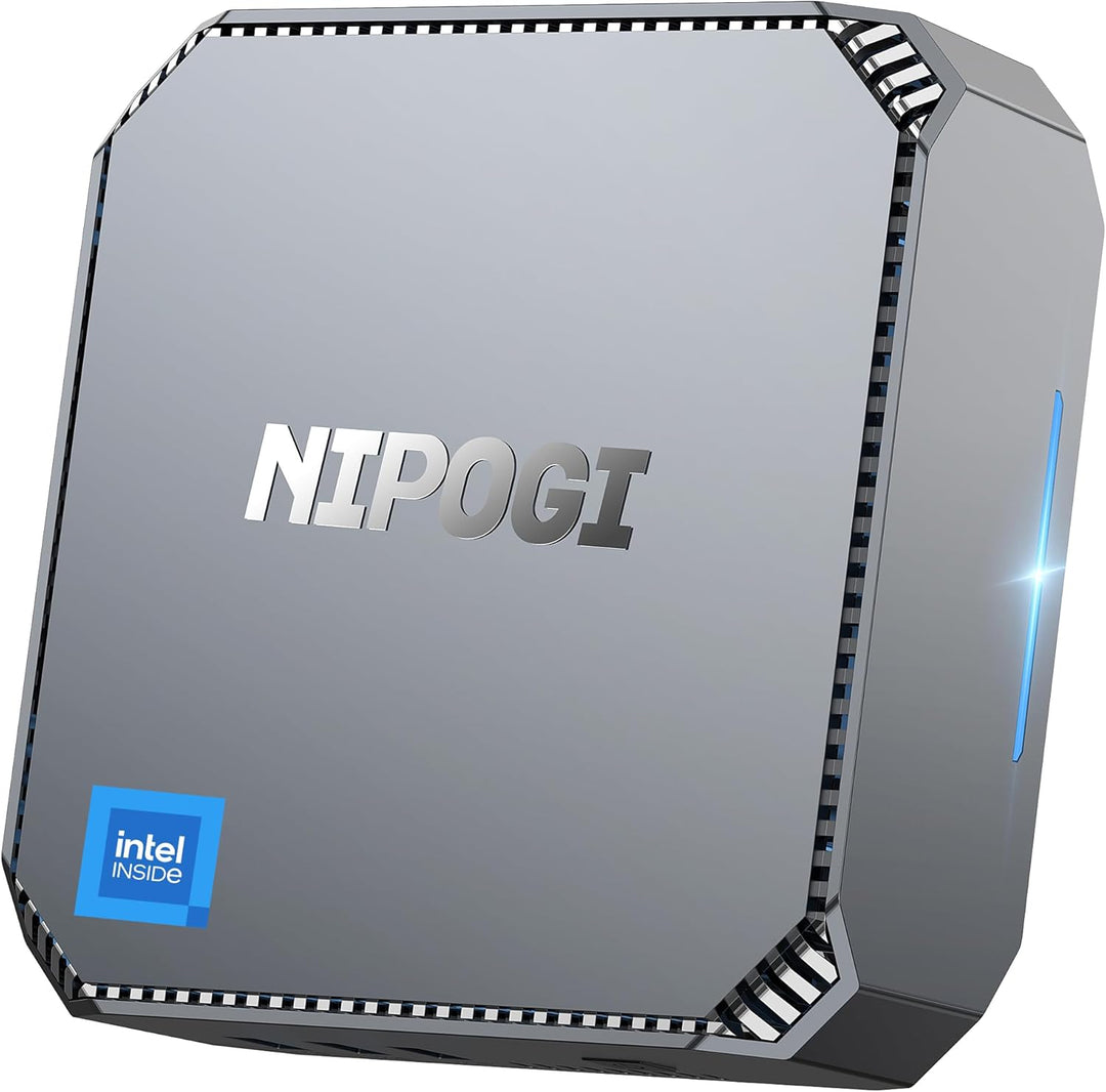 NiPoGi AK2 PLUS Mini PC, 12th Gen Intel Alder Lake-N100(bis zu 3,4 GHz), 16GB RAM 512GB M.2 SSD Mini