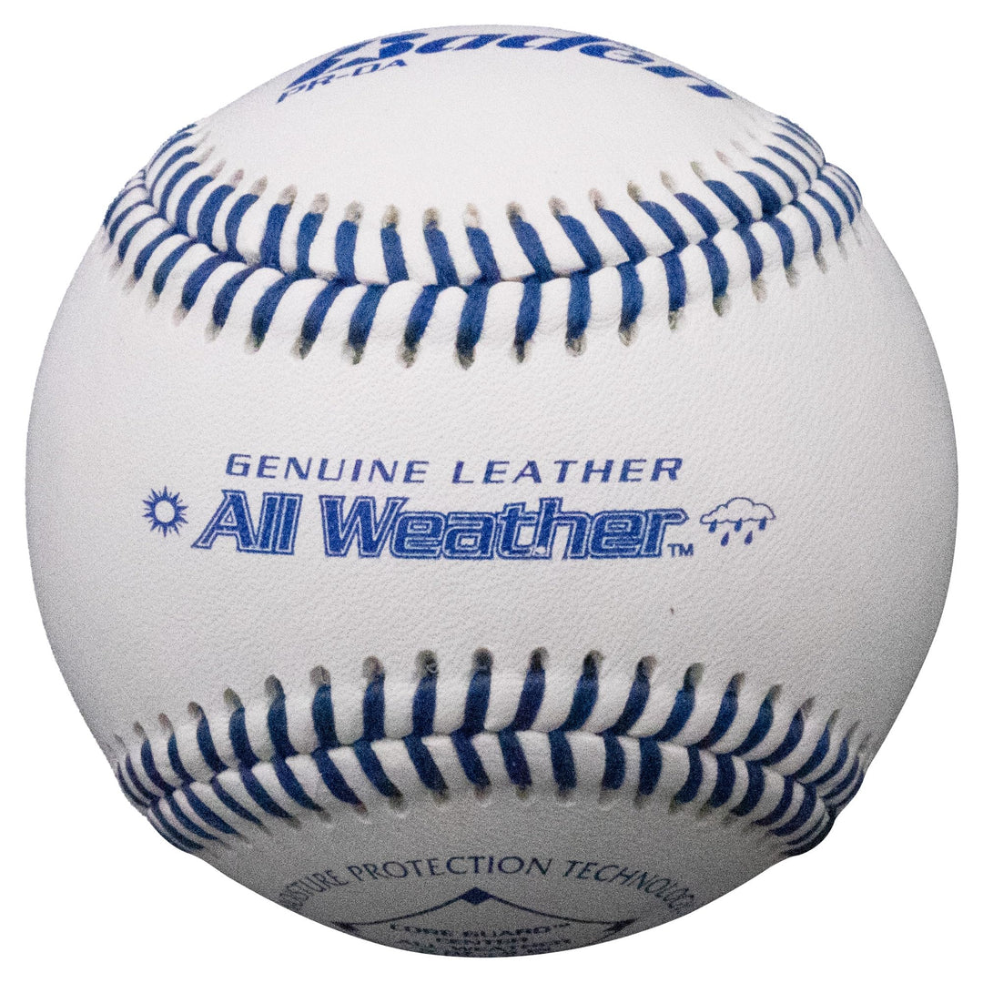 Baden Allwetter-Baseballs, echtes Leder, offizielle Grösse (1 Dutzend)