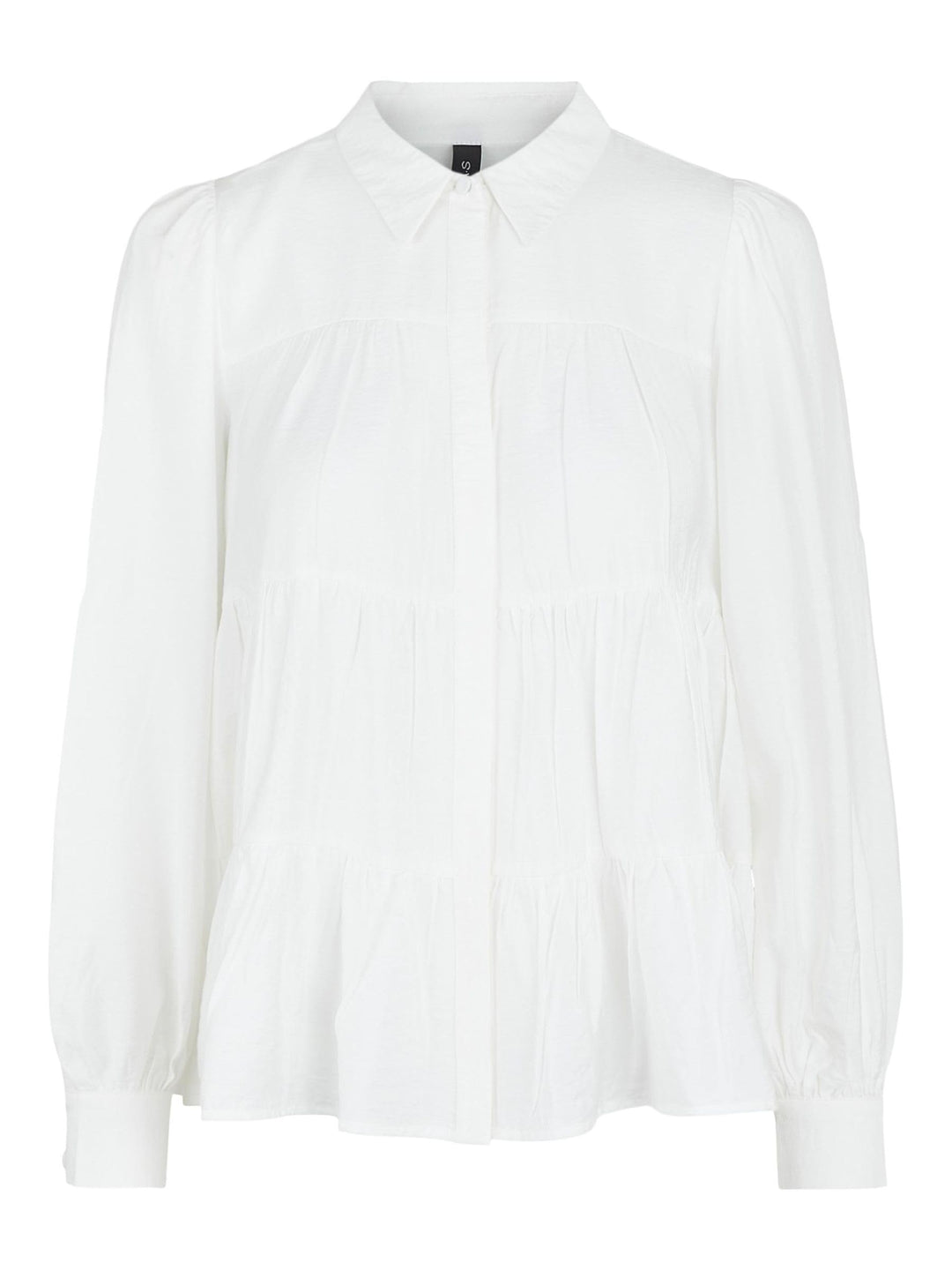 YAS Damen Yaspala Ls Shirt S. Noos Hemd/Bluse XS Star White, XS Star White