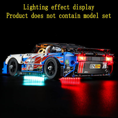 GEAMENT LED Licht-Set Kompatibel mit Lego NASCAR Next Gen Chevrolet Camaro ZL1 - Beleuchtungsset für