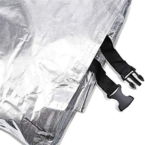 Motorrad Abdeckplane Aluminium Abdeckhaube Faltgarage Tourtecs Alu XL