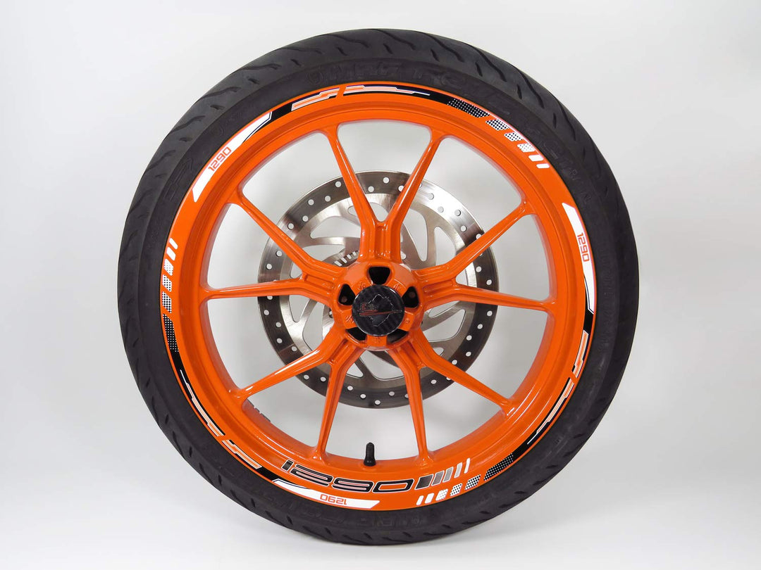 BIKE-label Felgenrand Aufkleber kompatibel mit KTM 1290 Super Duke 710048VA