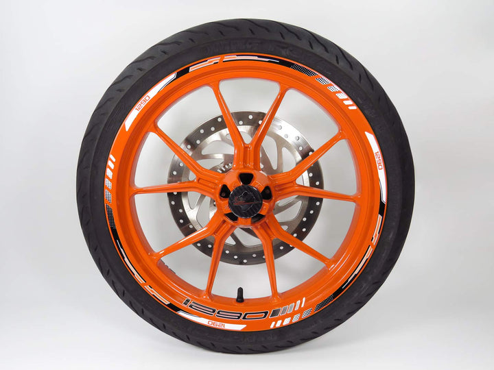 BIKE-label Felgenrand Aufkleber kompatibel mit KTM 1290 Super Duke 710048VA
