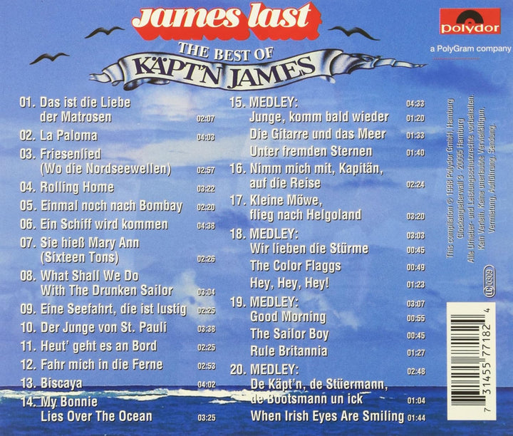The Best Of Käpt'n James, Audio-CD