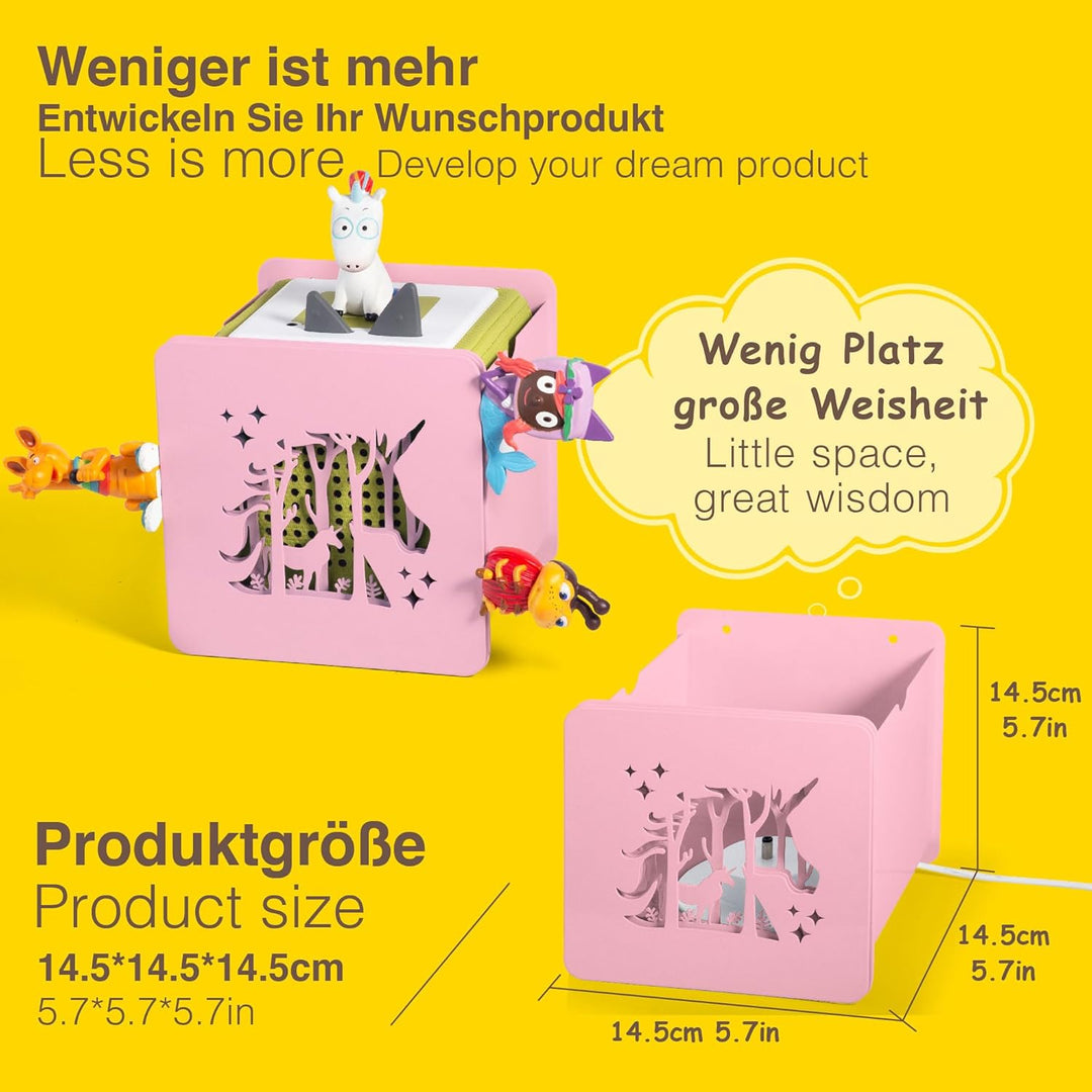 Metall Tonie Regal vollständig magnetisches Toniebox Regal Tonie aufbewahrung für bis zu 25-40 Figur