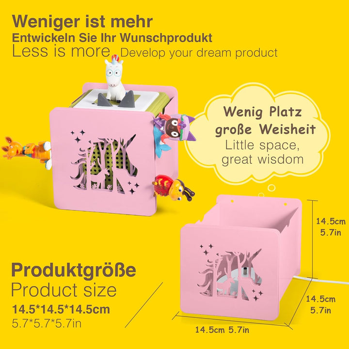 Metall Tonie Regal vollständig magnetisches Toniebox Regal Tonie aufbewahrung für bis zu 25-40 Figur