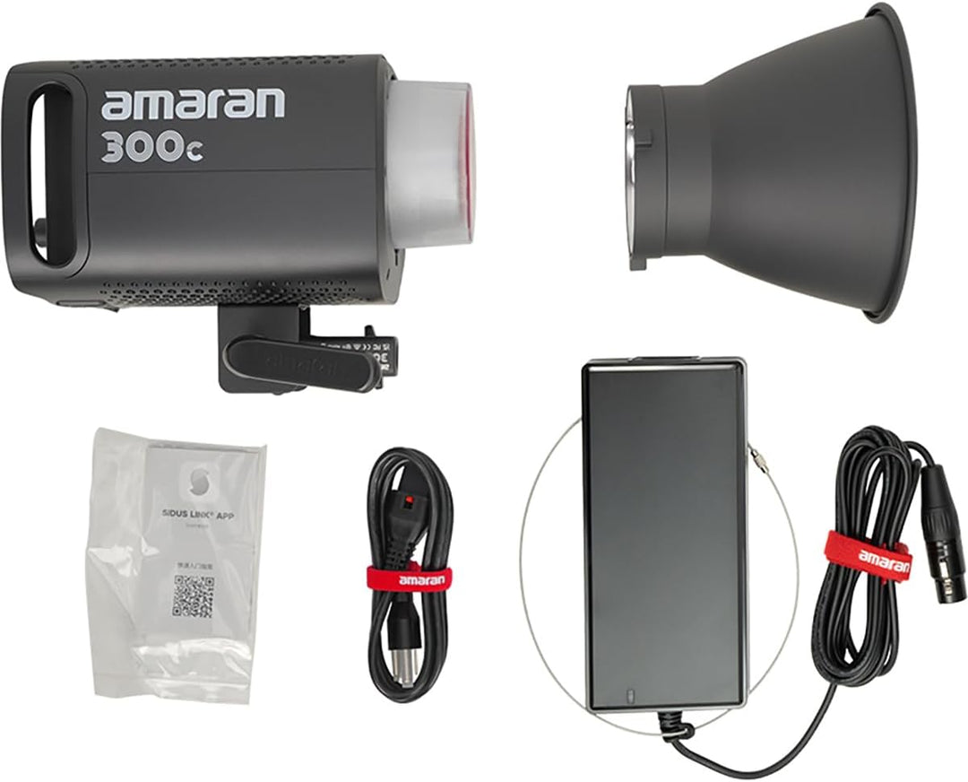 Aputure amaran 300c LED-Videoleuchte,RGBWW Vollfarbige 300W Punktquellen Fotobeleuchtung,2,500K to 7