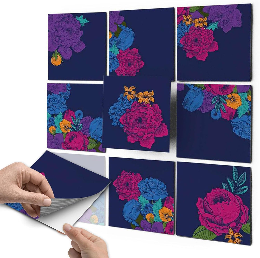 Fliesen überkleben u. aufkleben - CREATISTO Wandfliesen Fliesensticker I Fliesenfolie für Badezimmer