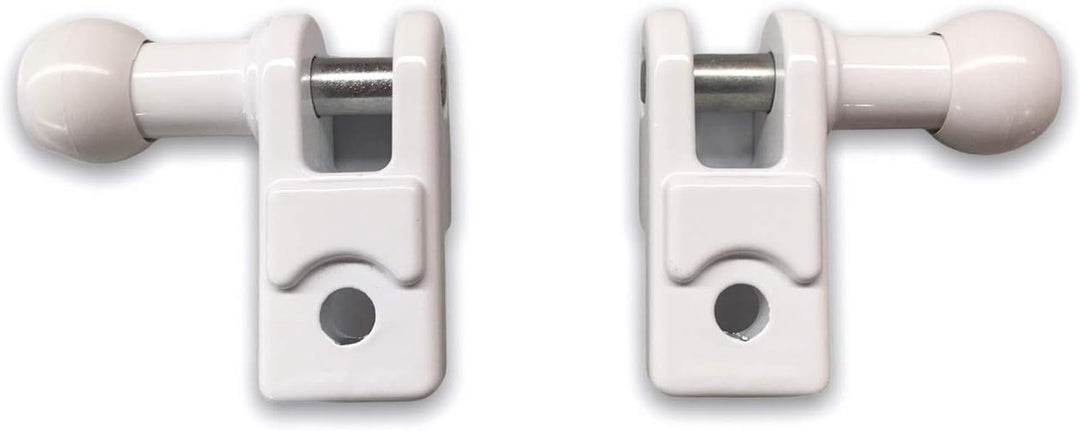 Baldachin Geländer Set mit Schrauben (Weiss), Weiss