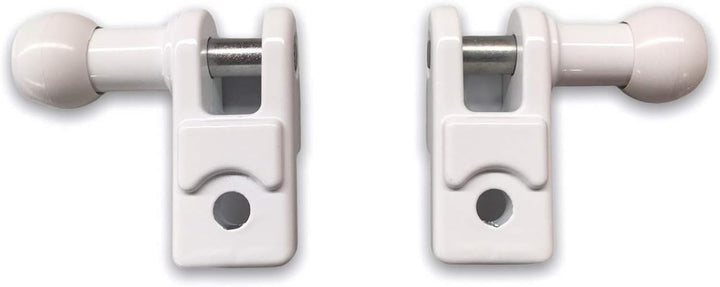 Baldachin Geländer Set mit Schrauben (Weiss), Weiss