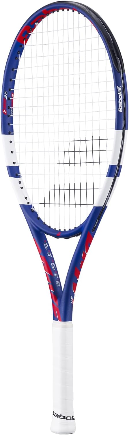 Babolat - Tennisschläger Modell Drive Junior, Einheitsgrösse, Farbe Blau/Rot, Rahmen aus Graphit und
