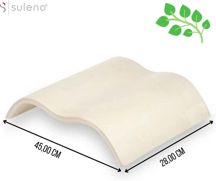 SULENO - Sauna Kopfstütze HELMI ergonomisch Kopfkissen Kopfkeil Nackenstütze Saunazubehör