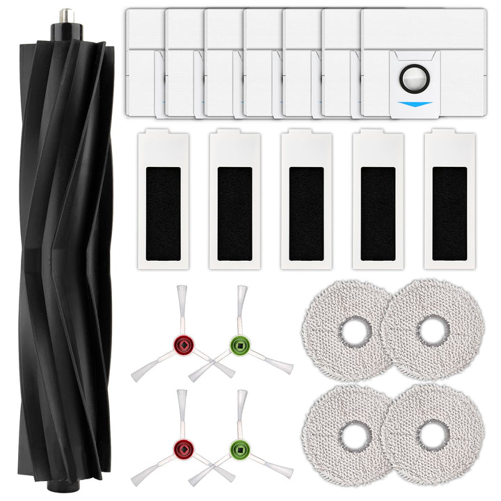 (21 Stück) T20 Omni Ersatzteile Zubehör Set für ECOVACS DEEBOT T20 Omni/ T20e Omni/ T20 Max/ T20 Pro