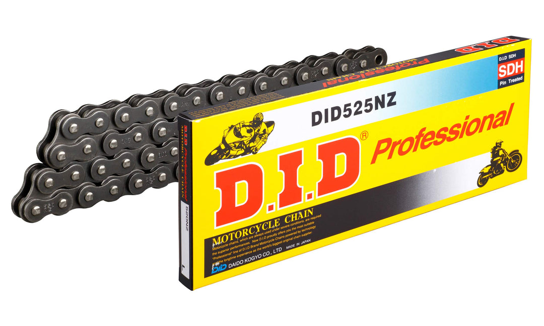 DID Kette 520 NZ, 118 Glieder (Standard), offen mit Clipschloss