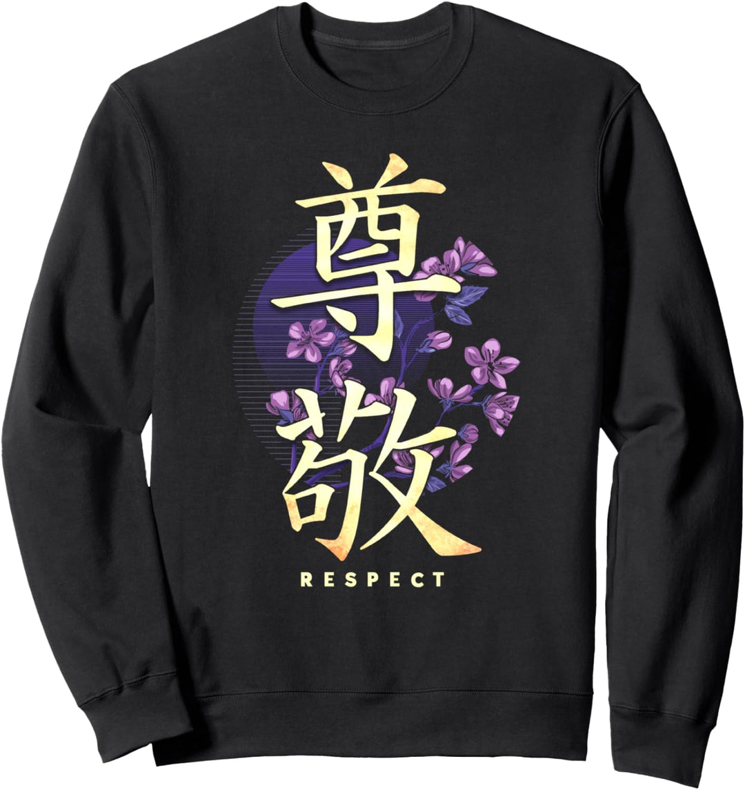 Japanische Kanji-Kalligraphie. Sweatshirt
