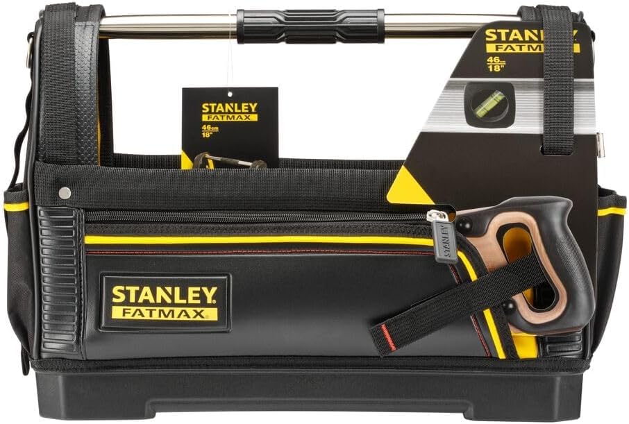 Stanley FatMax Werkzeugtrage (Werkzeugtasche 48cm x 25cm x 33cm, 600 Denier Nylon, wasserdichter Kun