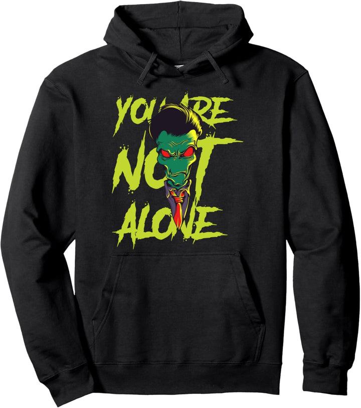 Nicht Allein Alien Eindringling Weltraum Ufo ET Geschenk Pullover Hoodie
