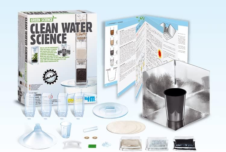 4M Green Science Clean Water Science,Black, 4M Green Science Clean Water Science