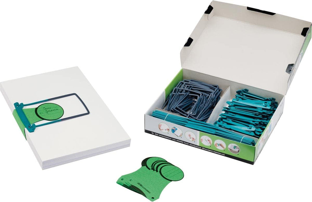 Jalema 5721000 Archiv Kit mit Clipex, PVC- und Weichmacherfrei Clipheftung für die Langzeitarchivier