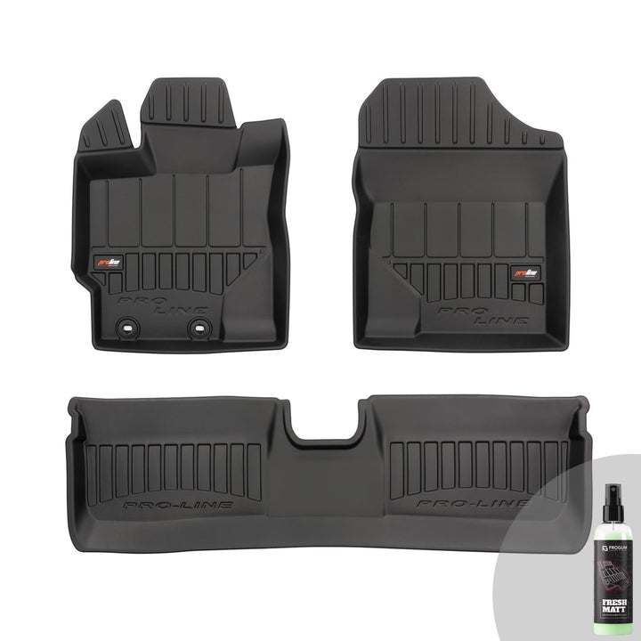 FROGUM ProLine 3D Gummimatten Exklusiven Auto Fussmatten Autofussmatten für Toyota Yaris III 2011-20