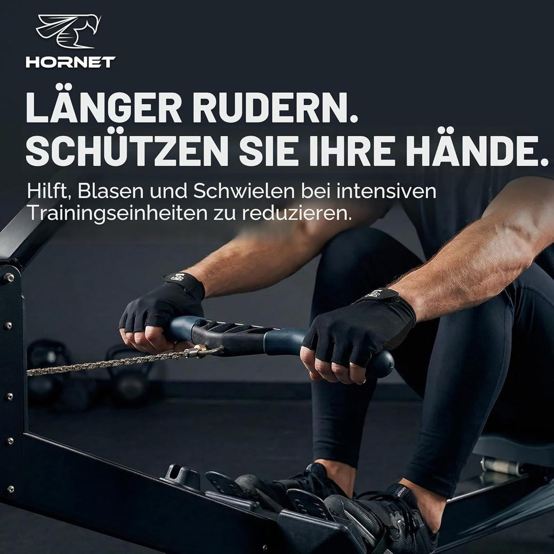 Ruder Handschuhe von Hornet Wassersport – Ideal für Rudern, Skullen, Kajak, SUP, Outrigger Kanu, Dra
