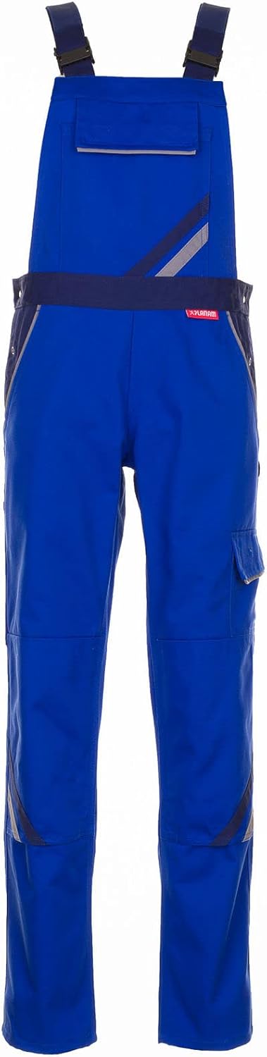 Planam Highline Damen Latzhose, viele Farben, alle Grössen, Kornblau/Marine/Zink