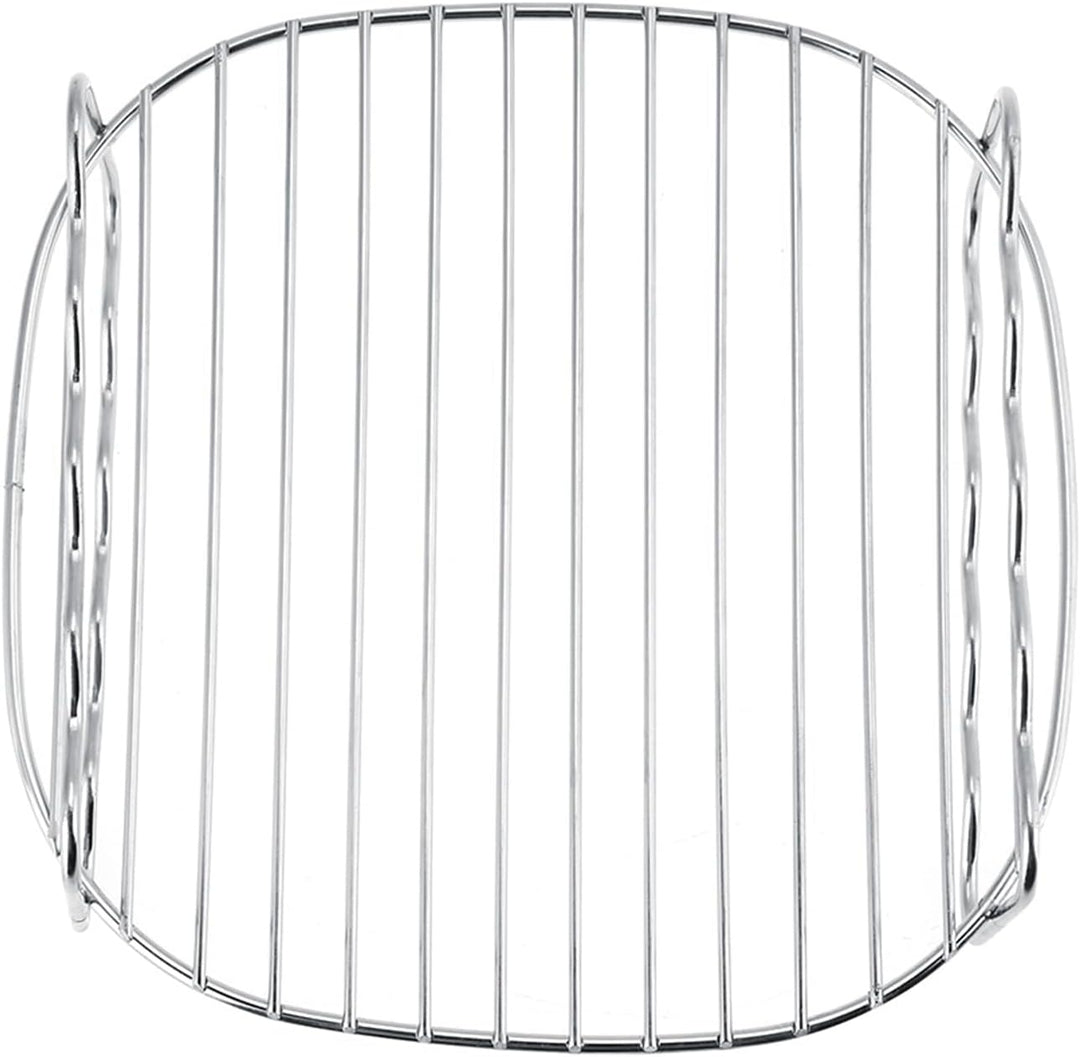 BBQ-Rack, Hähnchenhalter für Backofen Grill Doppelschicht, Edelstahl Hähnchenbräter für Backofen Gri