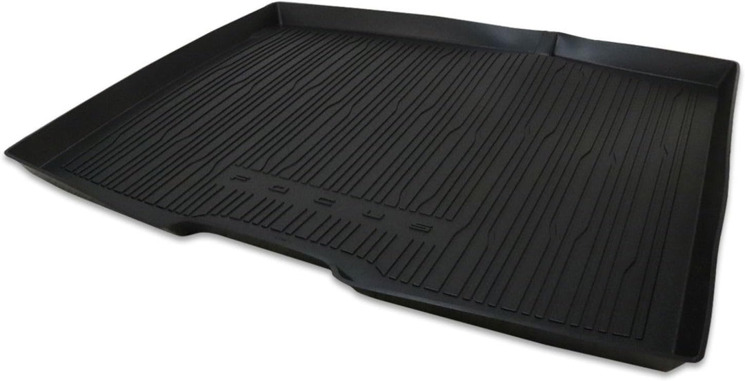 Original Ford Focus 2018-Aktuell Gepäckraumwanne, Schwarz, Mit Focus Logo