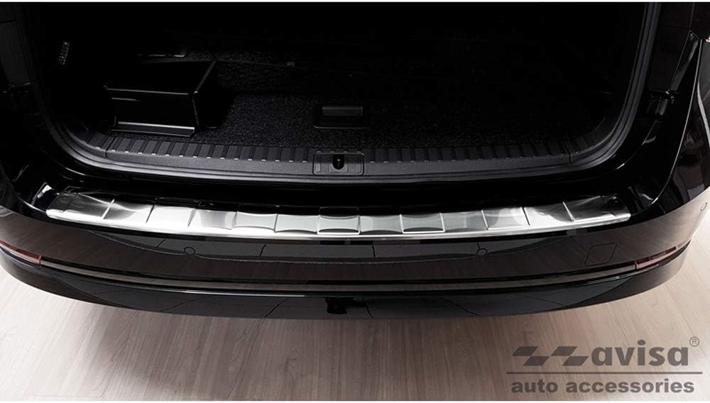 Avisa Edelstahl Heckstossstangenschutz kompatibel mit Skoda Octavia IV Kombi 2020- (inkl. RS, exkl.