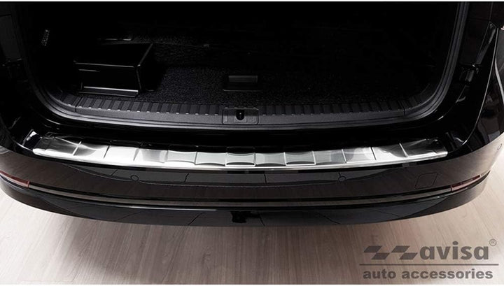 Avisa Edelstahl Heckstossstangenschutz kompatibel mit Skoda Octavia IV Kombi 2020- (inkl. RS, exkl.