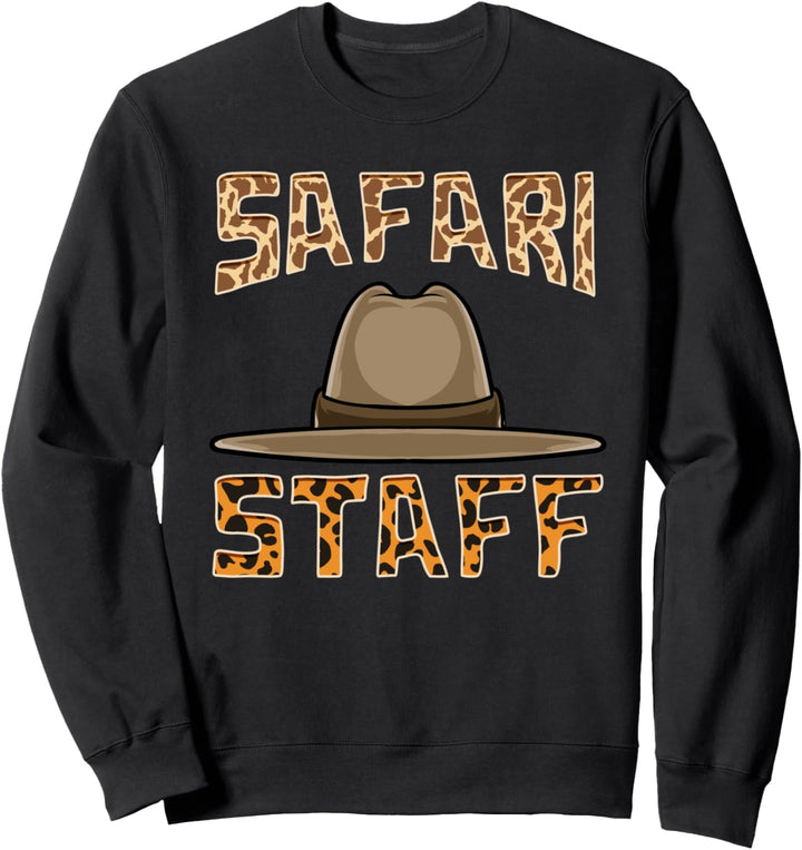 Safari Staff T-Shirt Safari Birthday Zoo Sweatshirt
