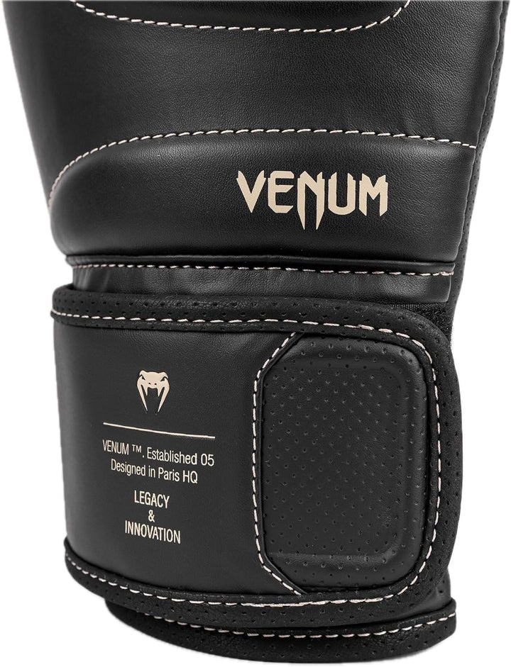 Venum Unisex-Adult Impact Evo Schienbeinschützer 10 Oz Schwarz, 10 Oz Schwarz