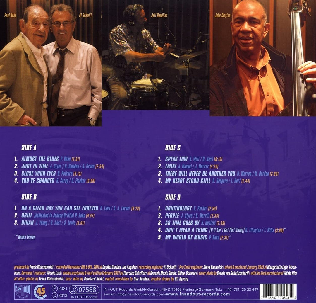 The l.a.Session, Vinyl