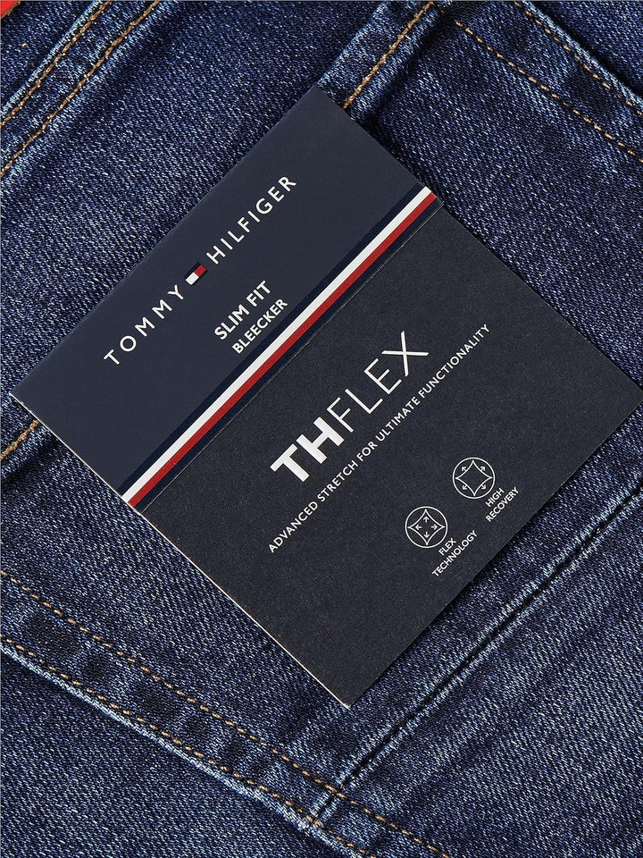Tommy Hilfiger Herren Slim Bleecker Pstr Morton Indigo Jeanshosen 31W / 34L Denim (Morton Indigo), 3