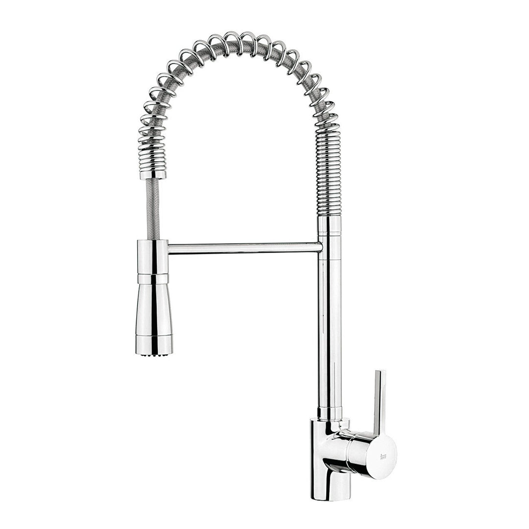 Teka 239391200 Einhebel-Mischbatterie aus Messing ARK 939 verchromt, Chrome